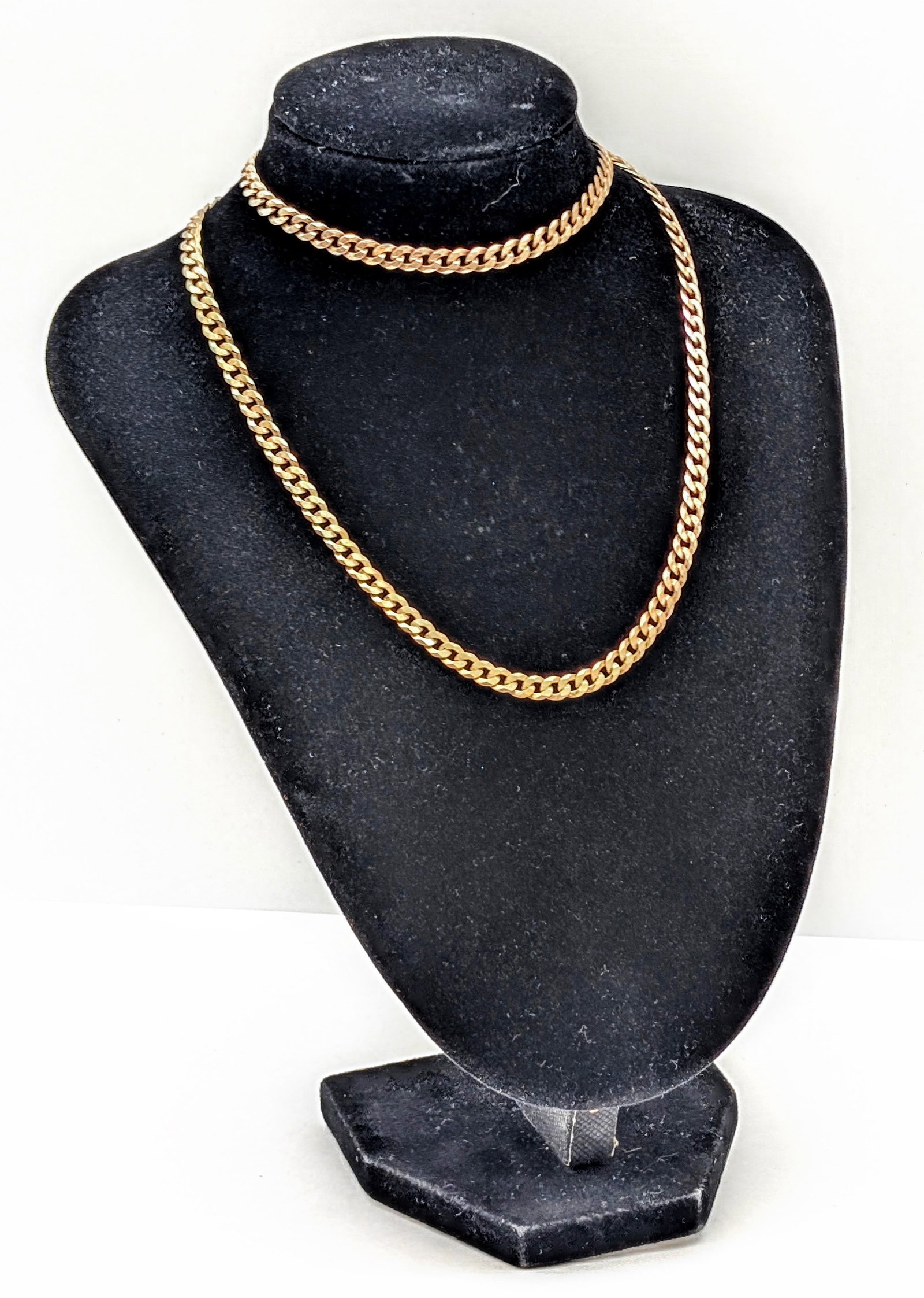 Classic Sterling Silver Cuban Link Chain Necklace- 13 g: Length: 22in