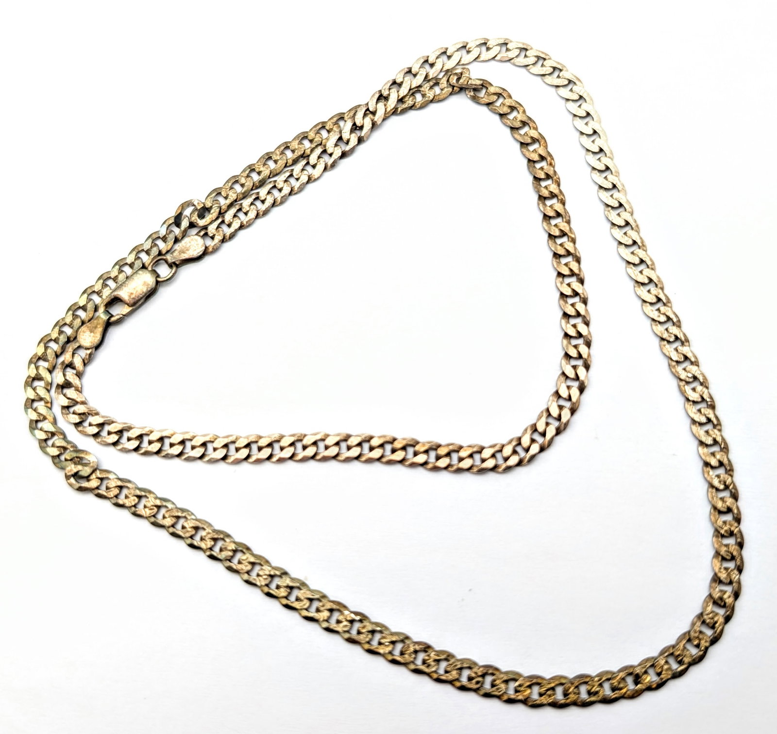 Classic Sterling Silver Cuban Link Chain Necklace- 13 g - 2