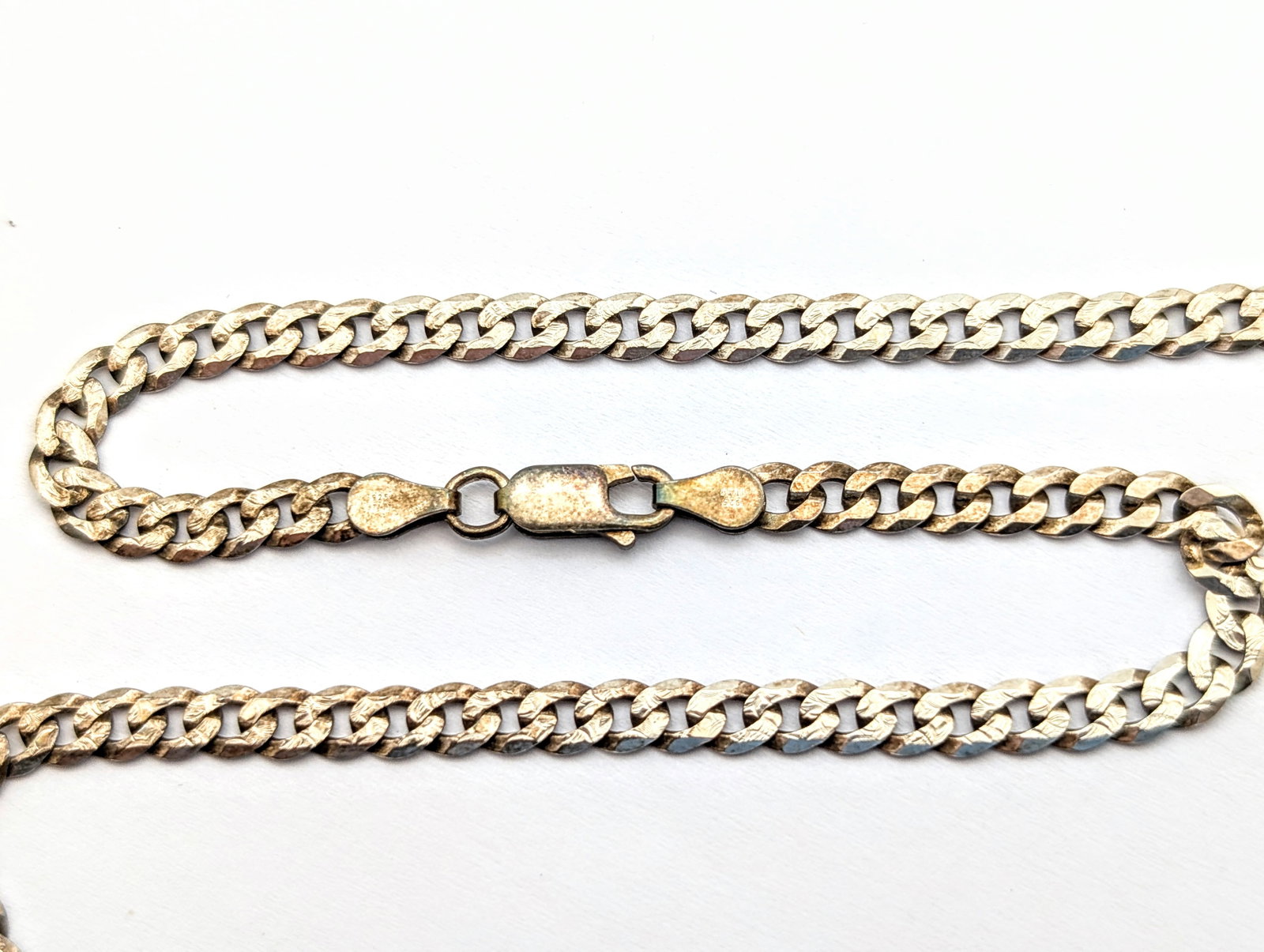 Classic Sterling Silver Cuban Link Chain Necklace- 13 g - 3