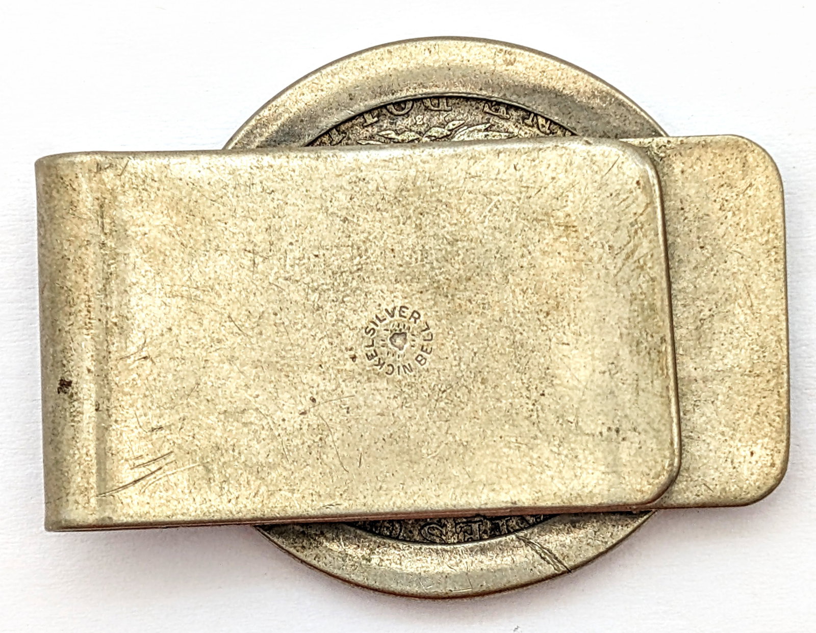 Vintage Money Clip w/ Silver Morgan Dollar - 3