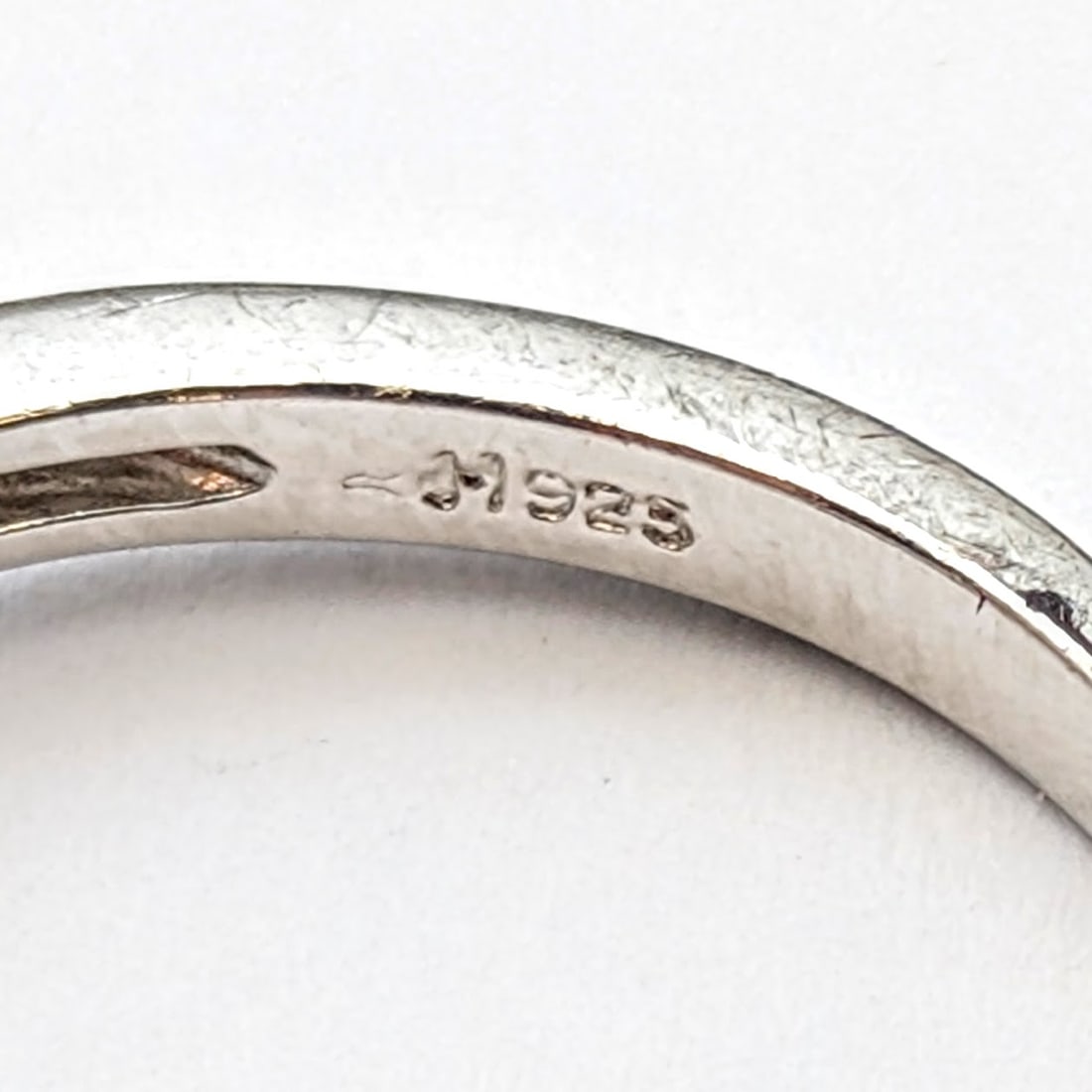 Ladies Sterling Silver 925 Ring with Stones - Great Luster - 4