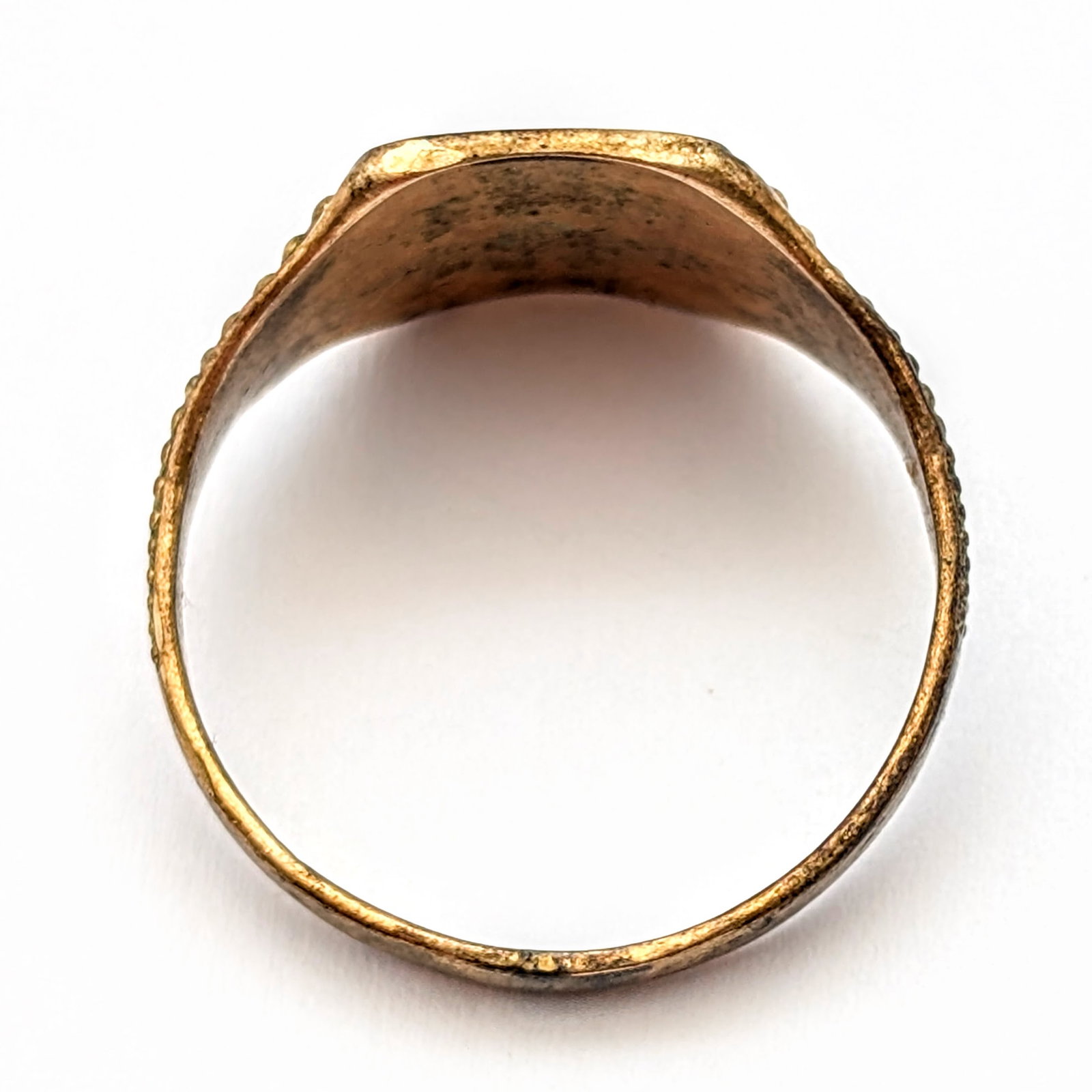Mens Gold Filled Antique Ring - 3