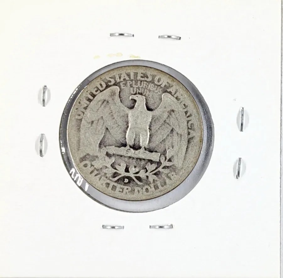 1936-D Silver Washington Quarter - 2