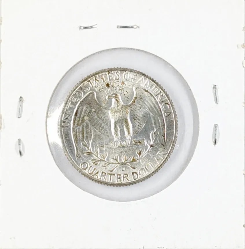1964-D Uncirculated Silver Washington Quarter - 2