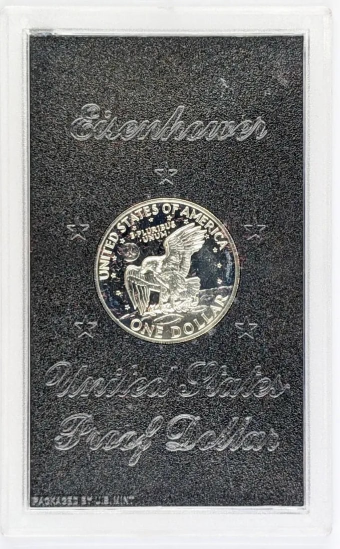 1971-S Eisenhower " Ike" Proof Silver Dollar - 3
