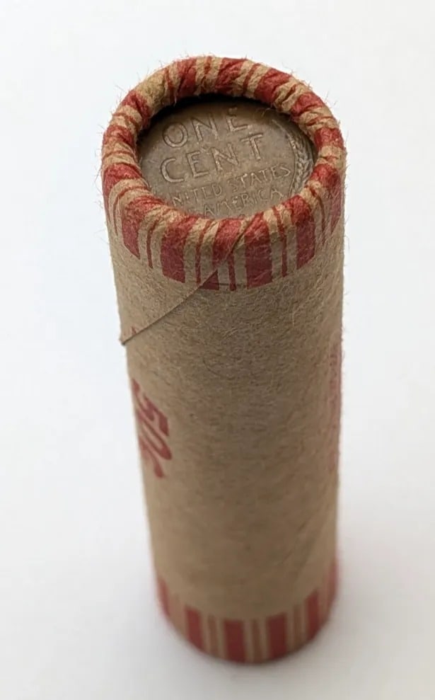 Roll of 50 Mixed Dates Wheat Cents: _