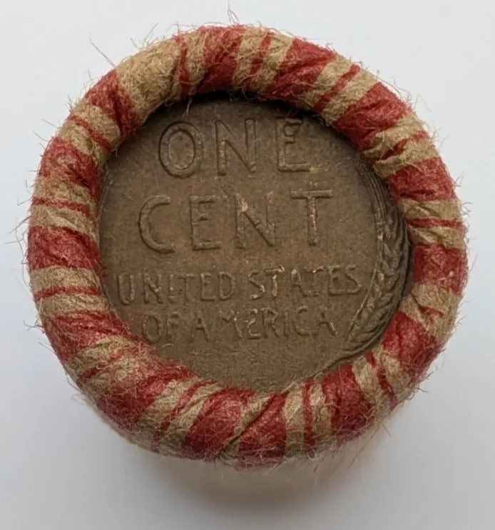 Roll of 50 Mixed Dates Wheat Cents - 2