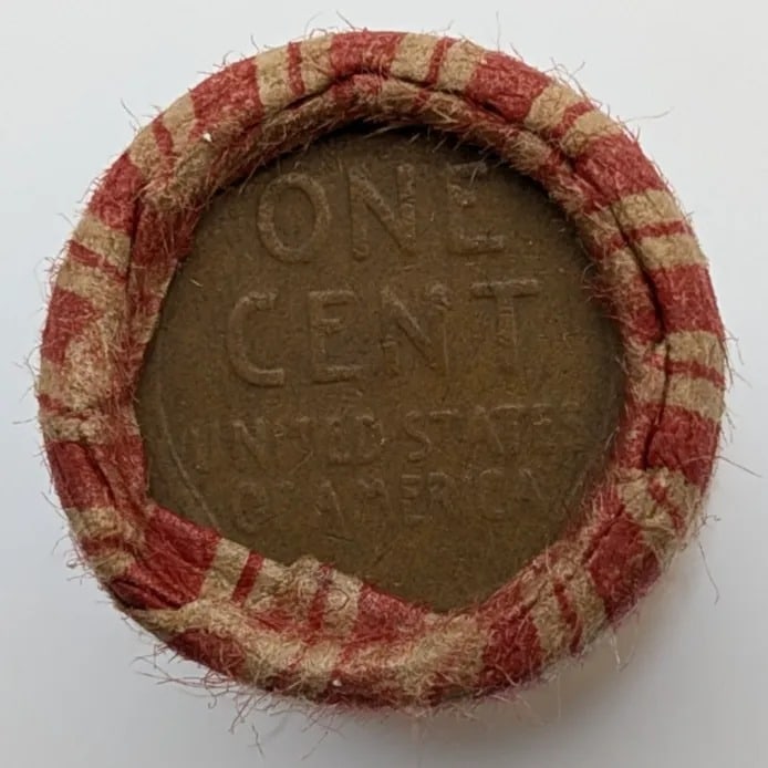 Roll of 50 Mixed Dates Wheat Cents - 3