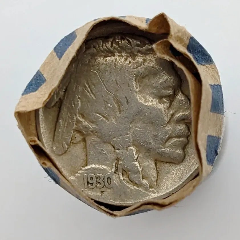 Roll of 40 Buffalo Head Nickels- Mixed Full Dates - 3