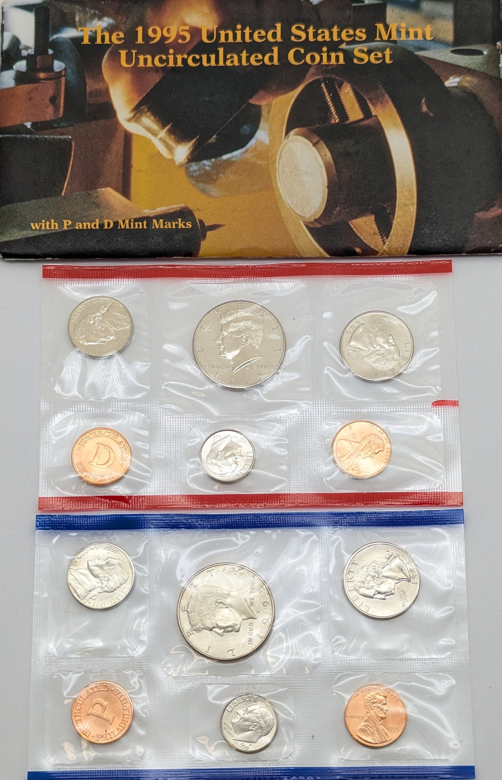 1995 US Mint Uncirculated Coin Set: _