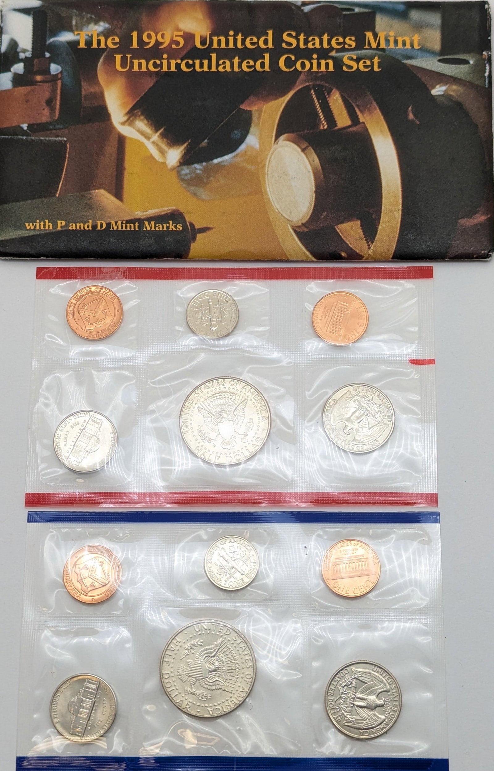 1995 US Mint Uncirculated Coin Set - 2