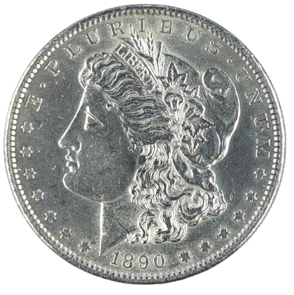 1890-S Morgan Silver Dollar: _