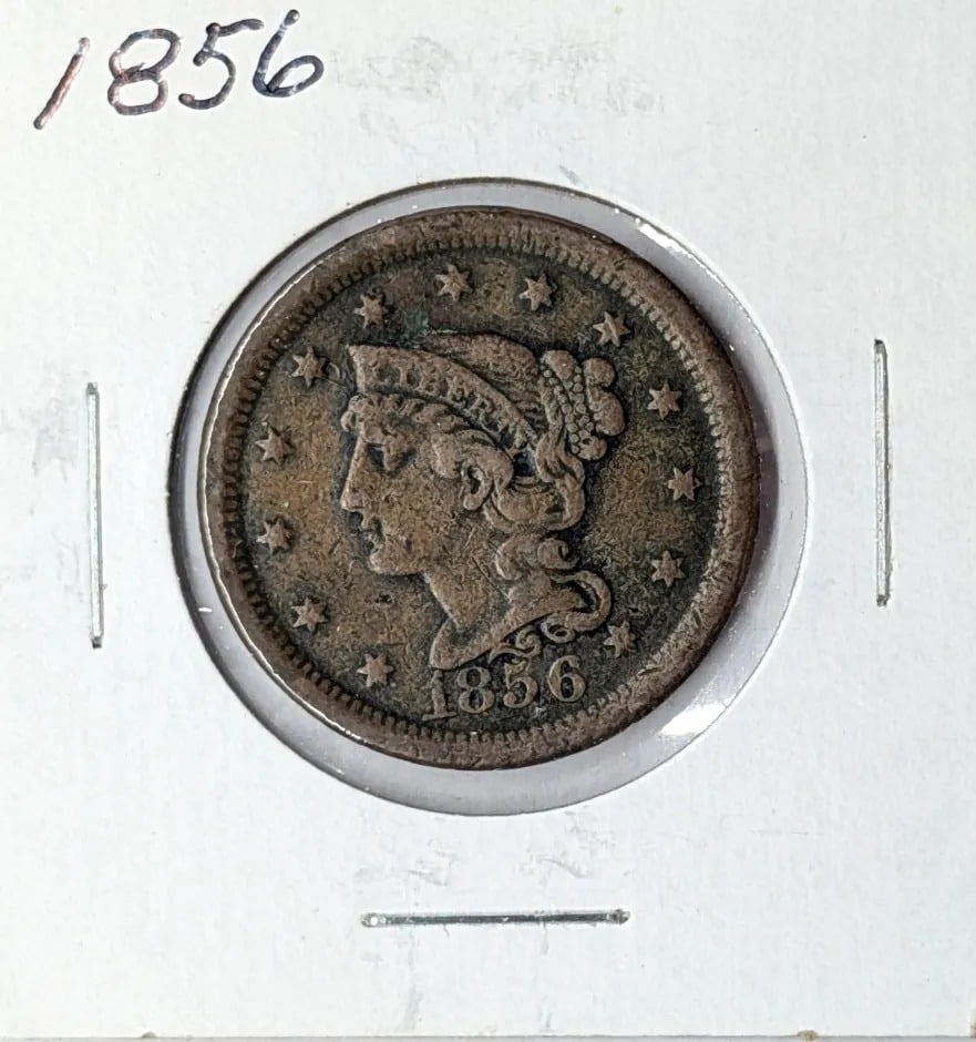 1856 Large Cent: _