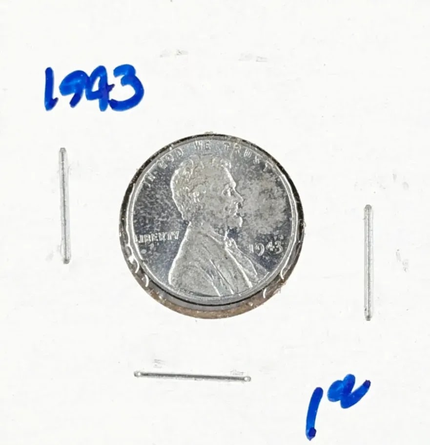 1943 Uncirculated Steel Lincoln Cent: _
