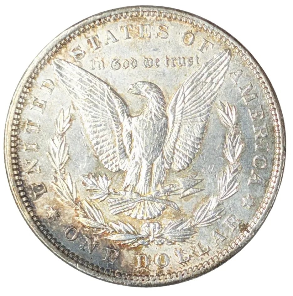 1896 Morgan Silver Dollar- Toned - 2