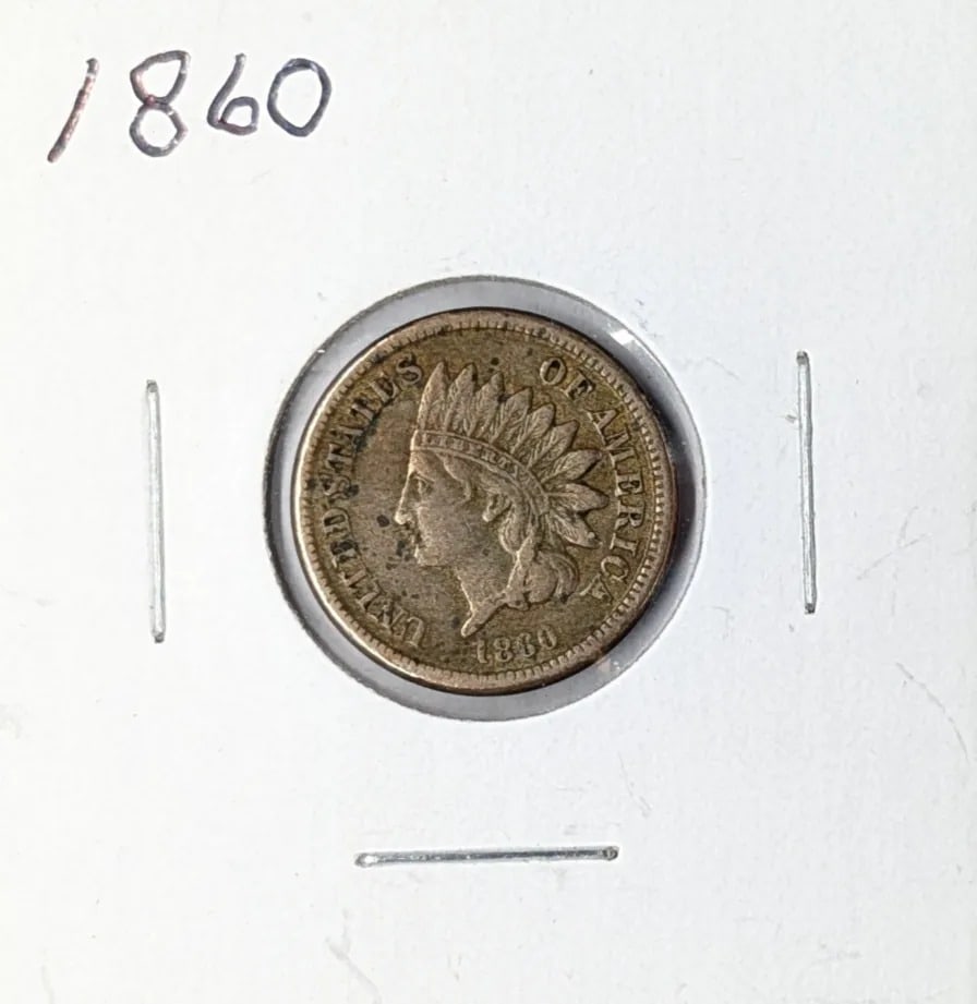 1860 Indian Cent: _