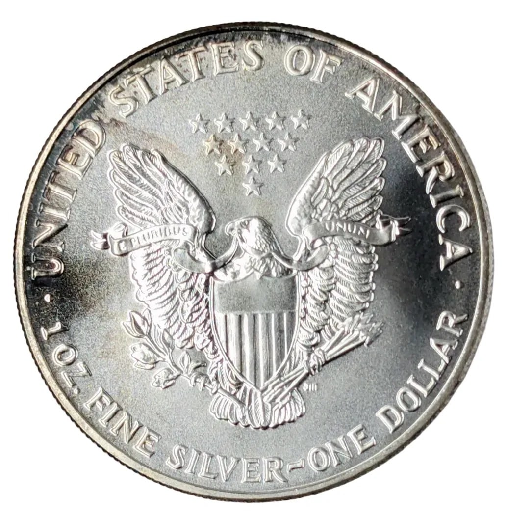 1992 American Silver Eagle- Toned - 2