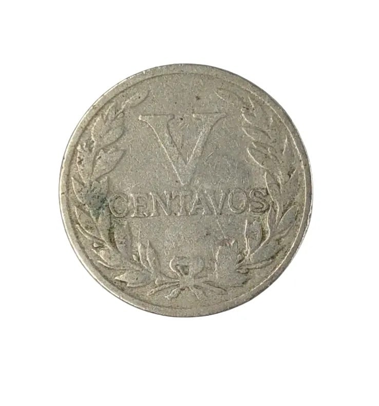 1933 Colombia 5 Centavos - 2