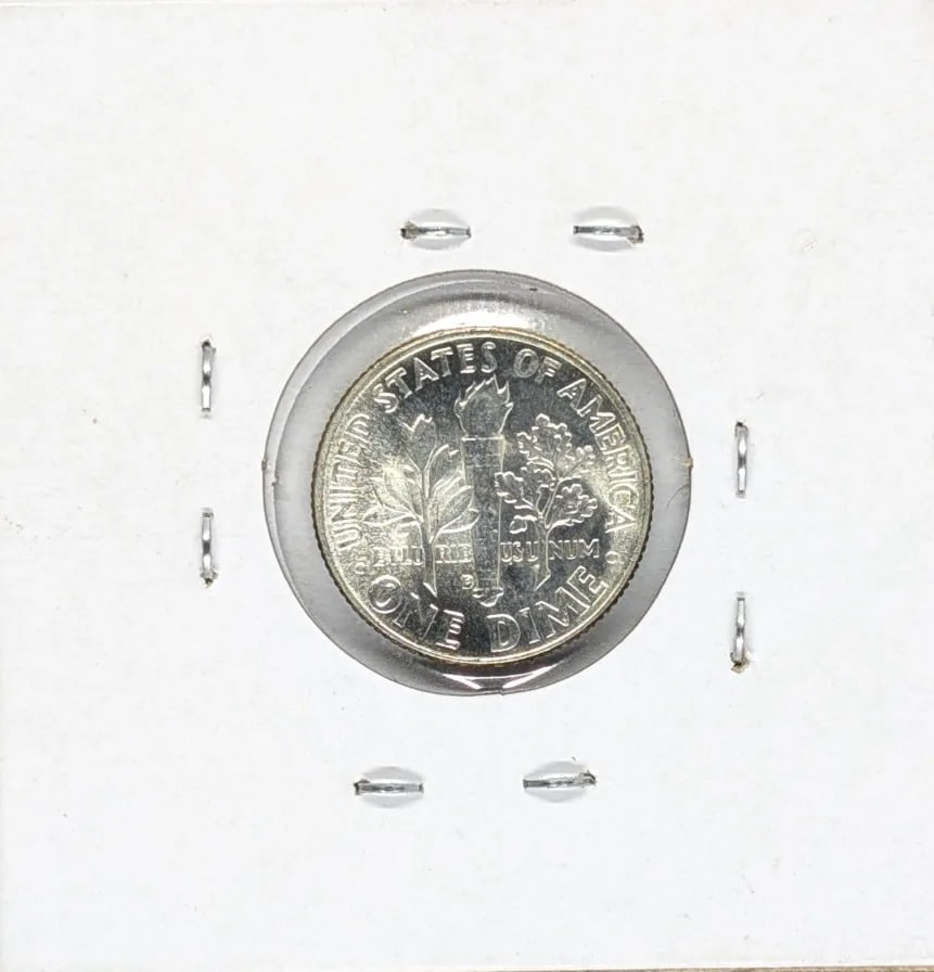 1951-D Uncirculated Silver Roosevelt Dime - 2