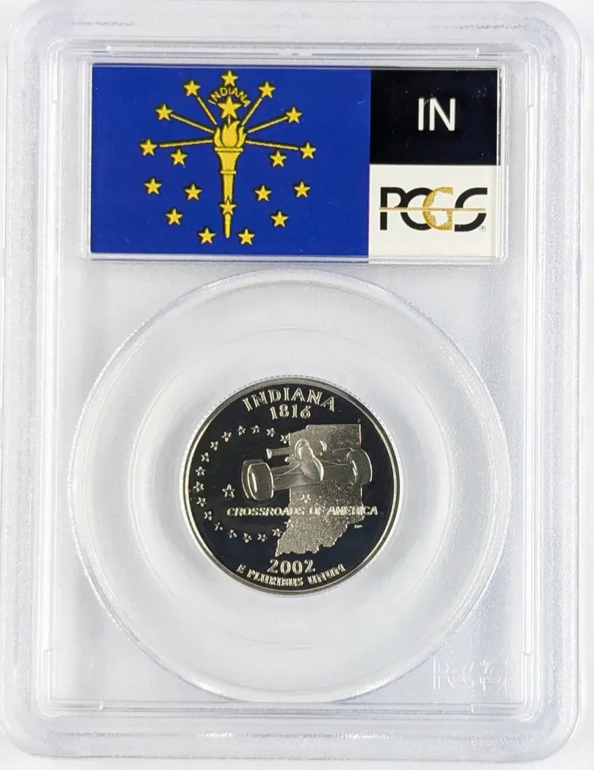 PCGS 2002-S PR 69 State Washington Quarter- IN - 2