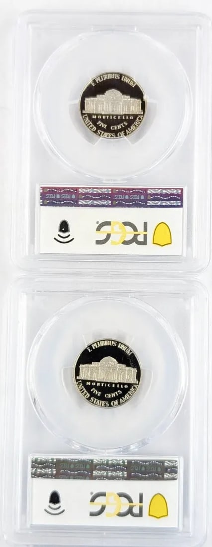 Lot of 2 PCGS PR 69 Jefferson Nickels- 2011-S, 2013-S - 2