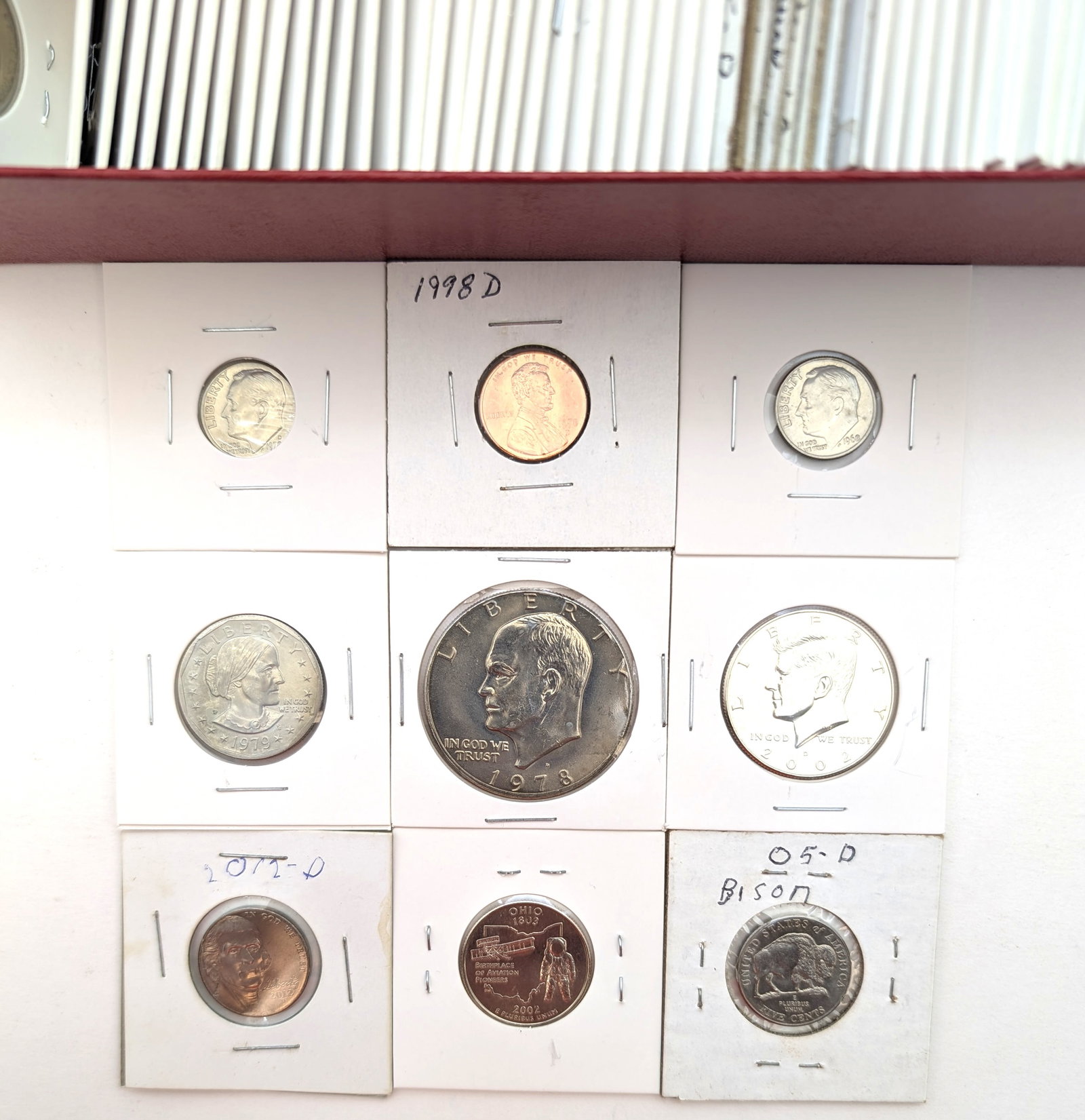 Lot of 75+ US Coins in Flips - 2