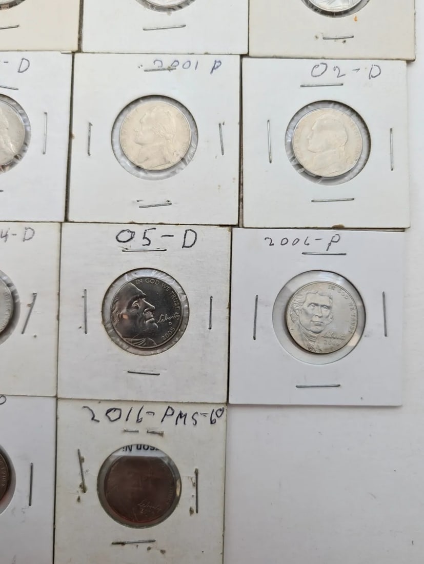 Large lot of Uncirculated Jefferson Nickels 2000's and 90's - 4