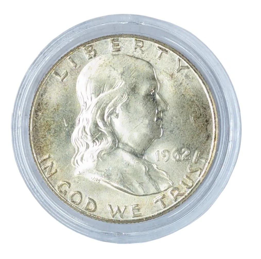 1962 Uncirculated Franklin Half Dollar (1 of 2)