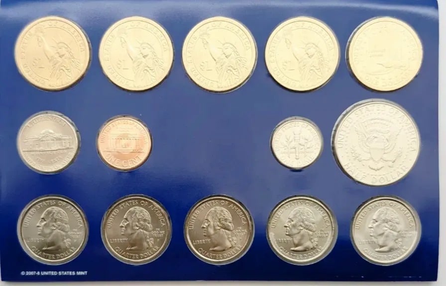 2008 P US Mint Uncirculated Coin Set - 2