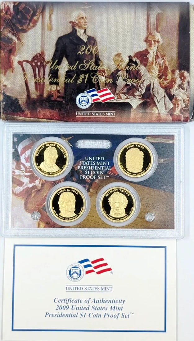 2009 Presidential Dollar Proof Set: _