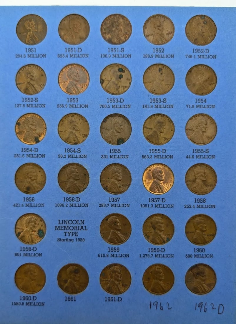 Whitman Lincoln Head Cent Coin Album - 3