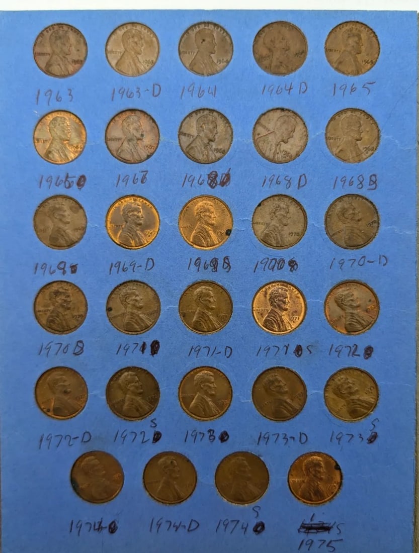Whitman Lincoln Head Cent Coin Album - 4