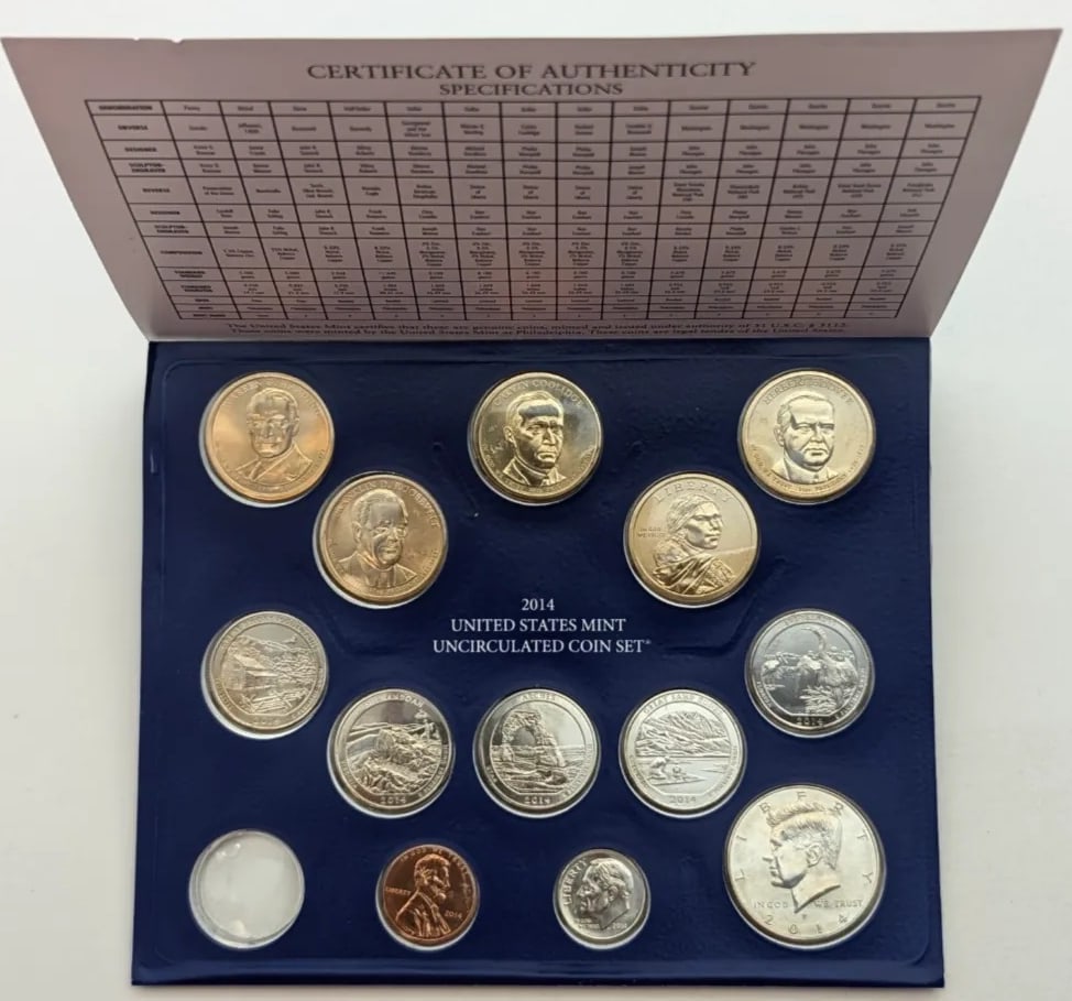 2014 P US Mint Uncirculated Coin Set: _