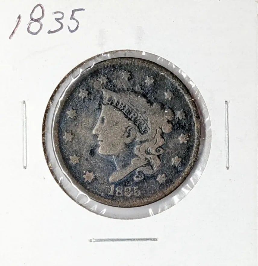 1835 Large Cent: _