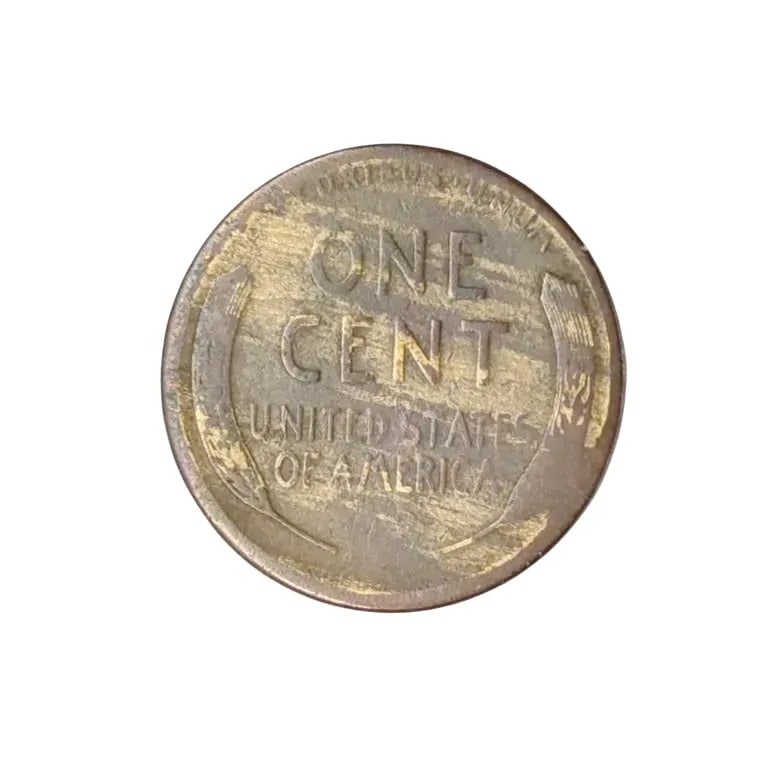 1916-S Wheat Cent- Toned - 2