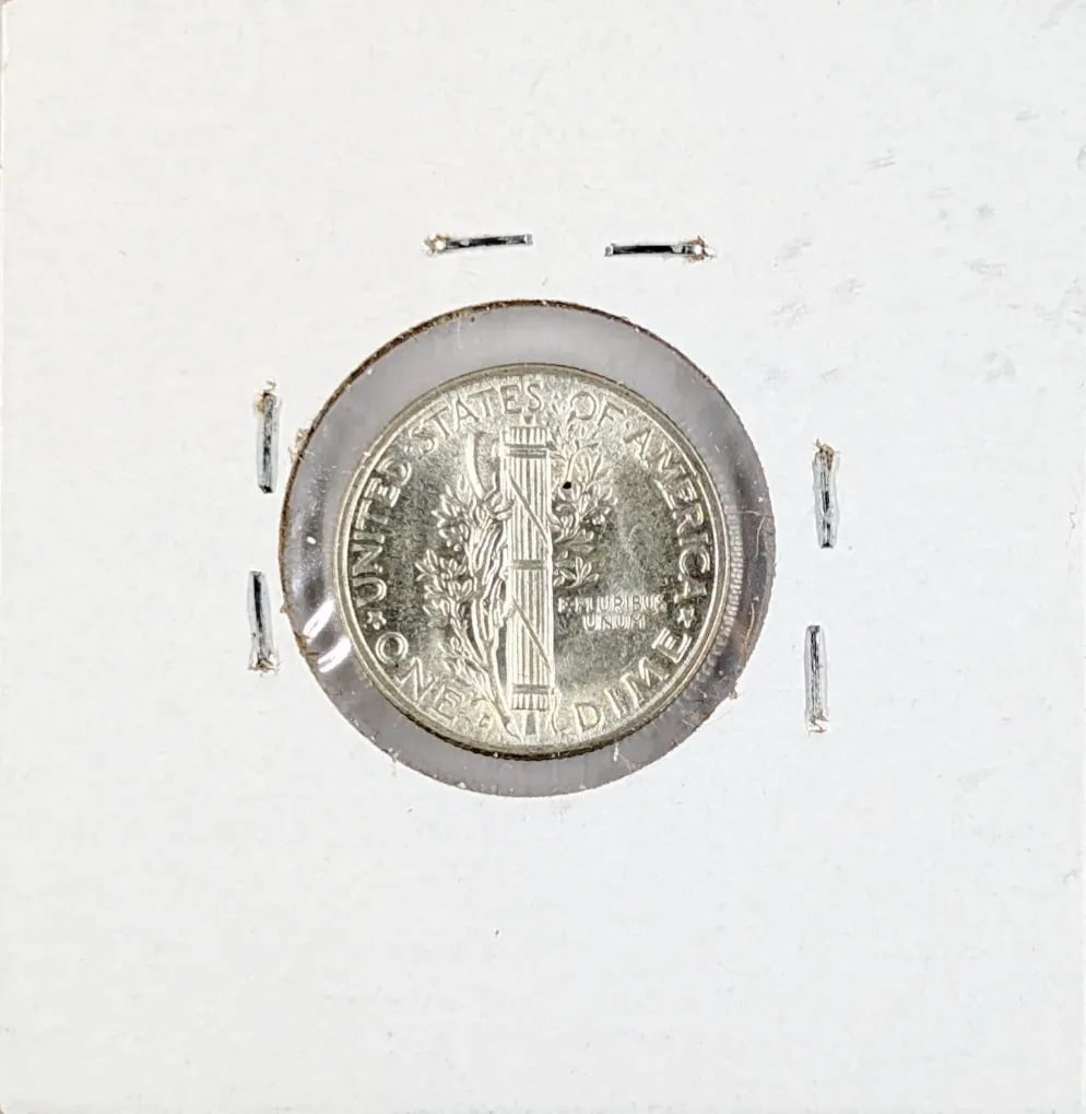 FEATURE- 1945-D Uncirculated Silver Mercury Dime - 2