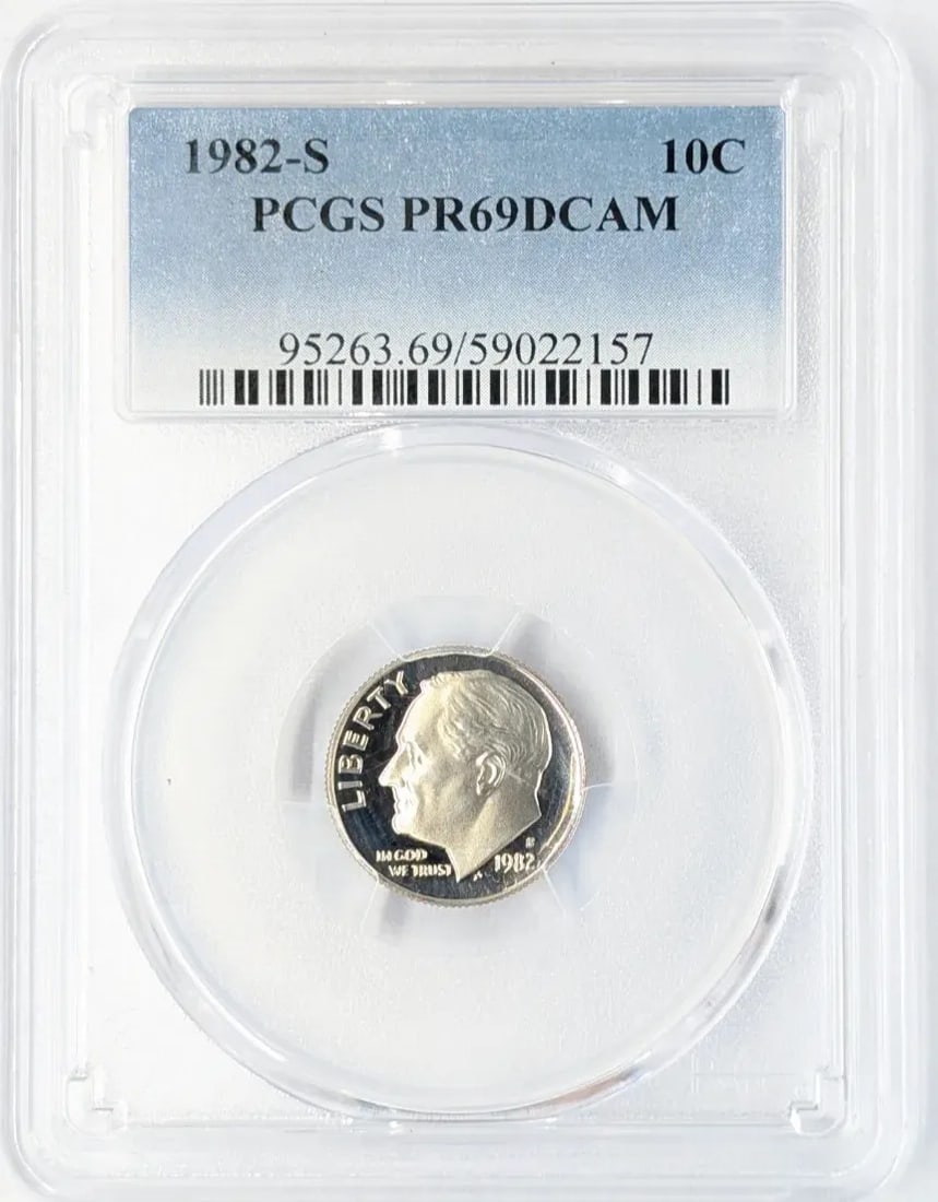 PCGS 1982-S PR69 Roosevelt Dime: _