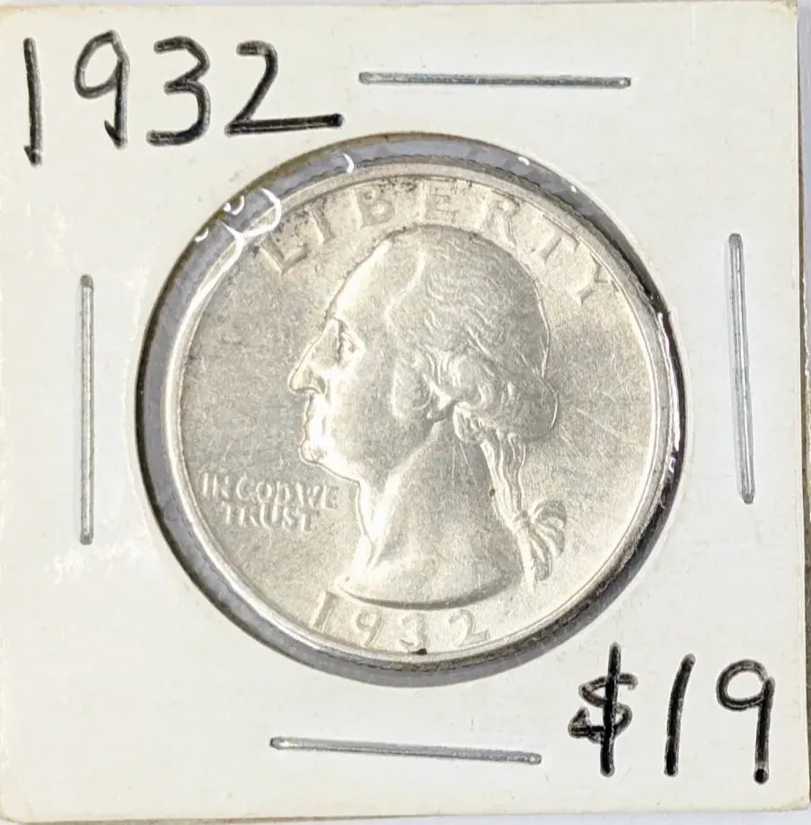 1932 Silver Washington Quarter- First Year of Issue: _
