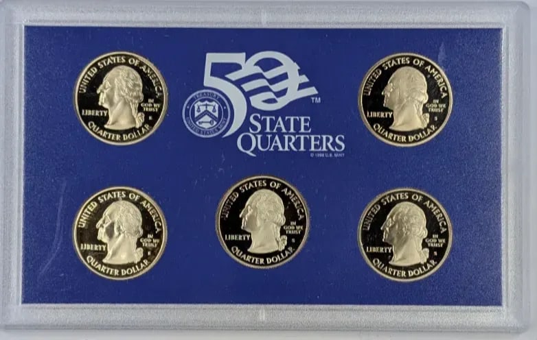2007 US Mint 50 State Quarters Proof Set - 2