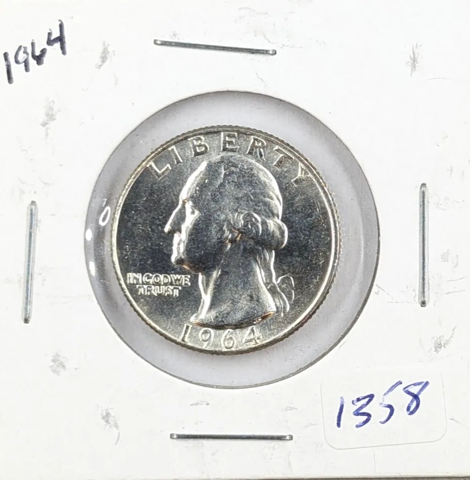 1964 Silver Washington Quarter: _