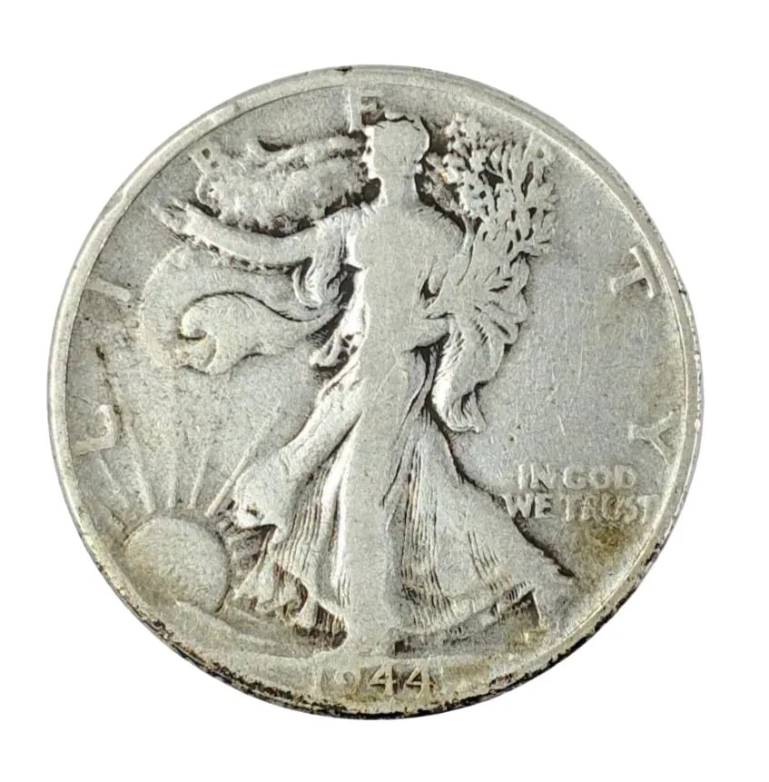 1944 Silver Walking Liberty Half Dollar: _