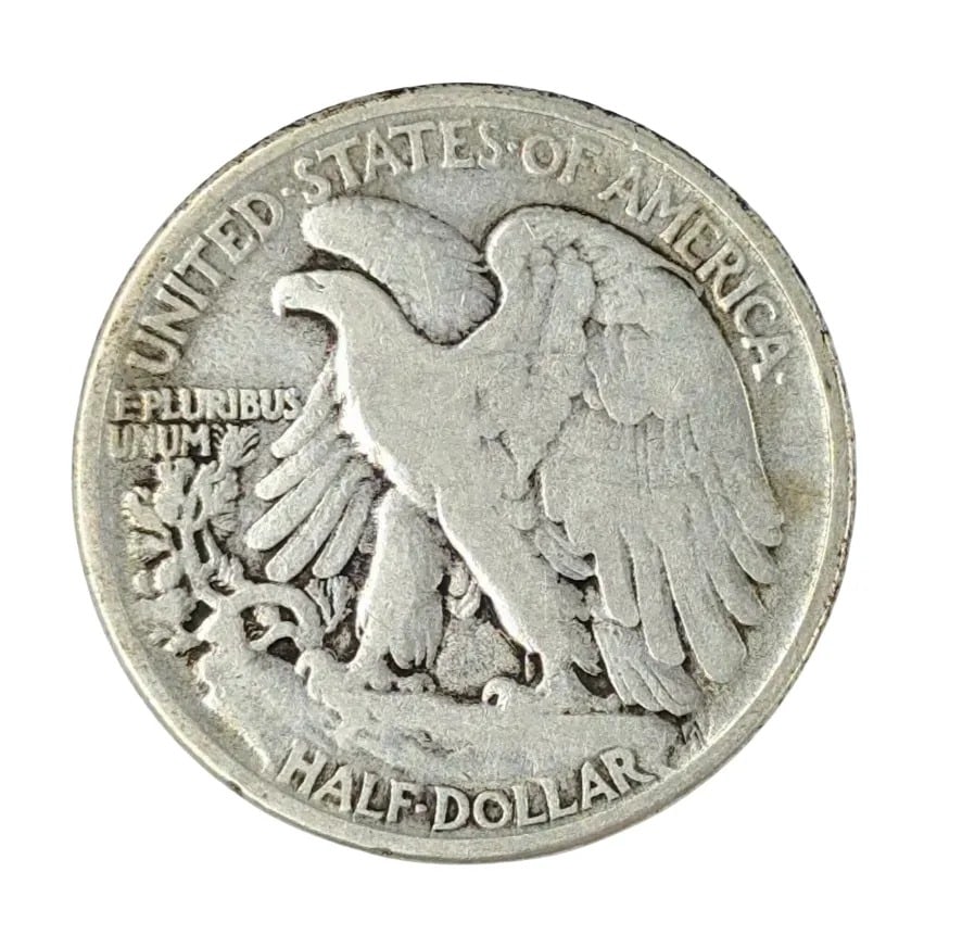1944 Silver Walking Liberty Half Dollar - 2