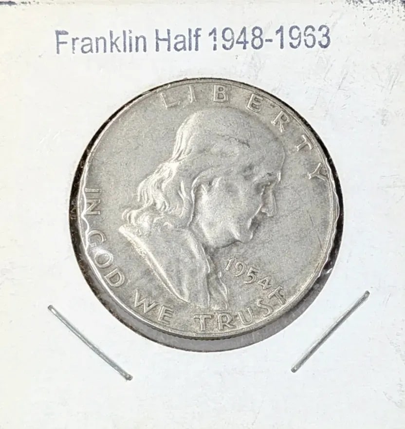 1954-D Silver Franklin Half Dollar: _