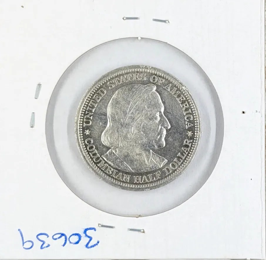 1892 Uncirculated Silver Columbian Half Dollar: _
