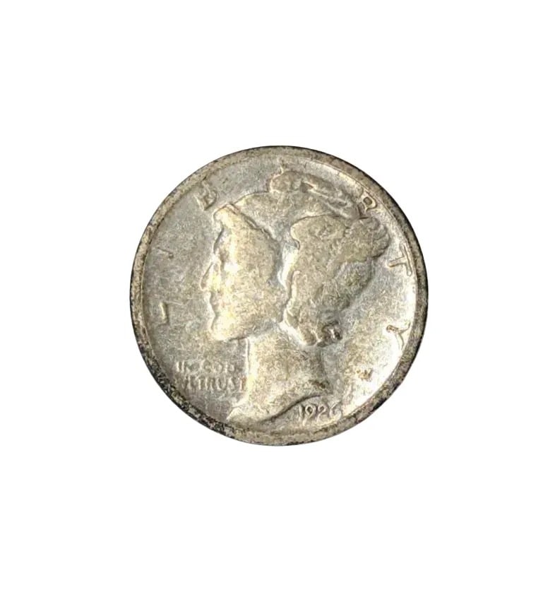 1926-D Silver Mercury Dime: _