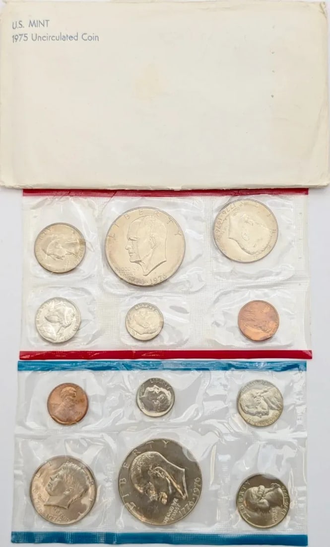 1975 US Mint Uncirculated Coin Set: _
