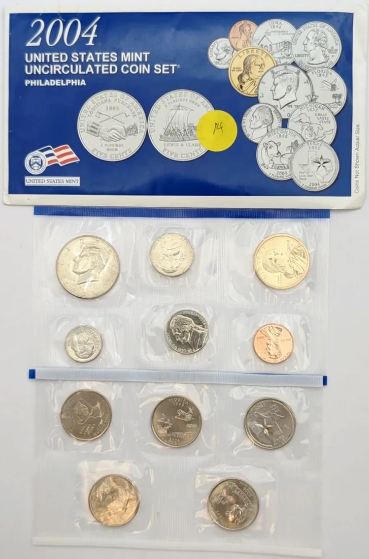 2004 P US Mint Uncirculated Coin Set: _