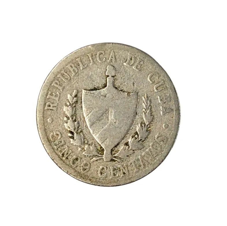1920 Cuban 5 Centavos: _