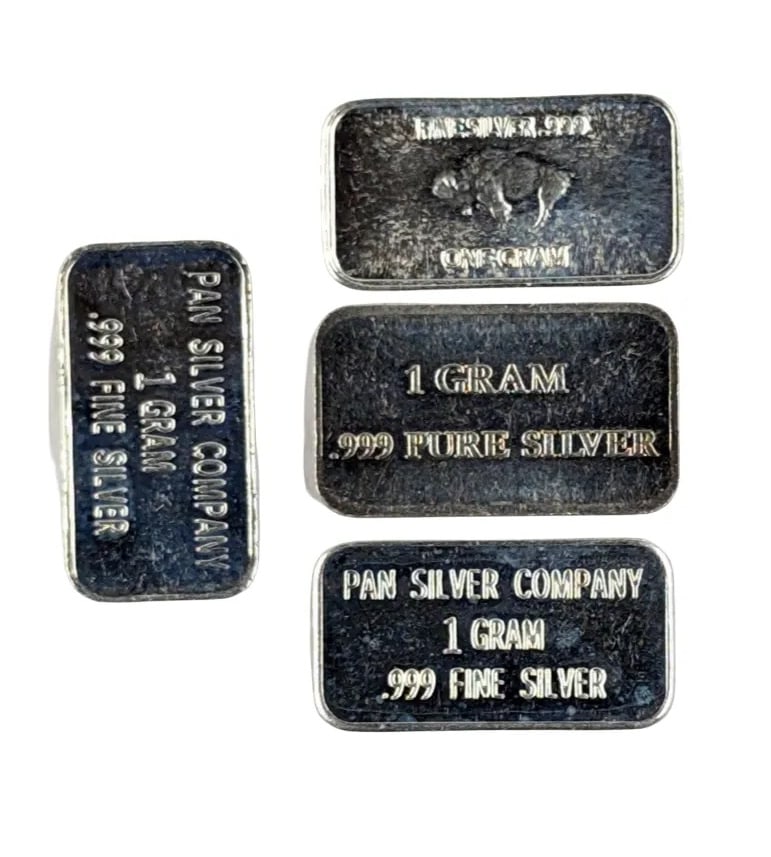 4 Grams .999 Fine Silver- USA Designs - 2