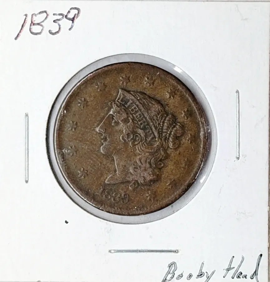 1839 Large Cent: _